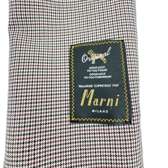 MARNI Houndstooth Double Breasted Blazer IT40|S - Picture 8 of 13